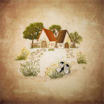 Набор для вышивания "PANNA" "Живая картина" ЖК-2104 "Домики"