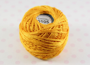 Пряжа Ирис 100% хлопок 10г 82м №0105 св-оранжевый