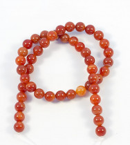 Сердолик бусины d-6 мм